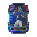Daniel Jones New York Giants 2021 Panini Select Red & Blue Die Cut Card