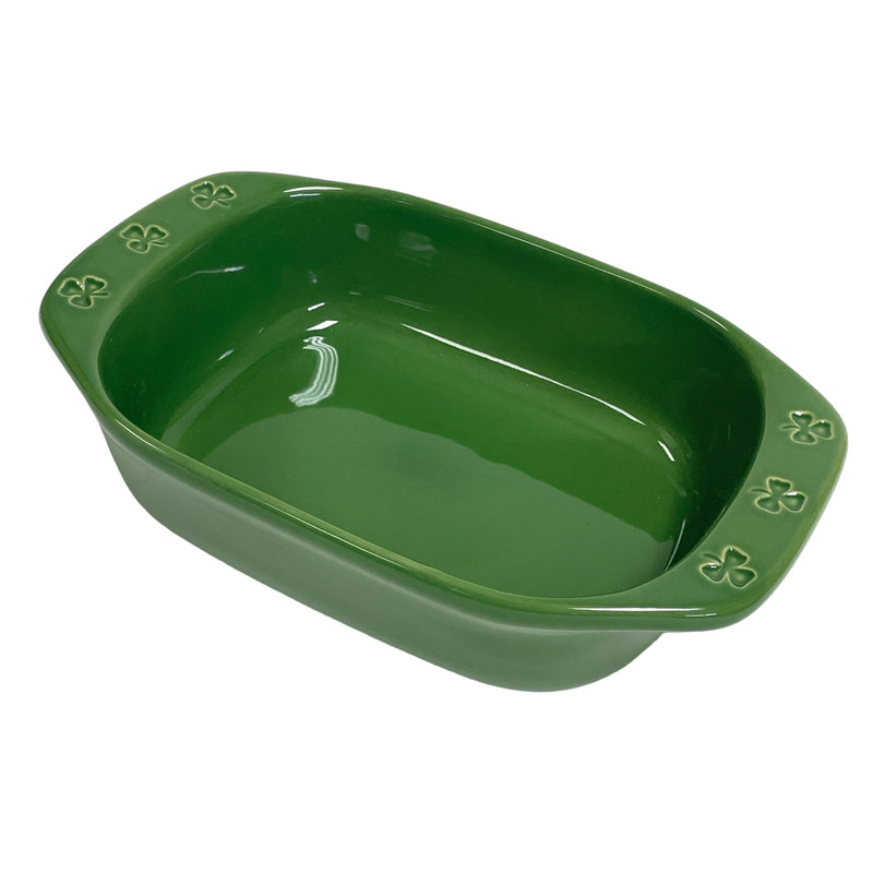 Chantal Shamrock Clover Green 1.75 qt Casserole Baking Dish 93-RT22-DSH