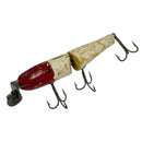 Creek Chub C.C.B Co. Pikie Jointed Red White Wood 4.5" Fishing Lure