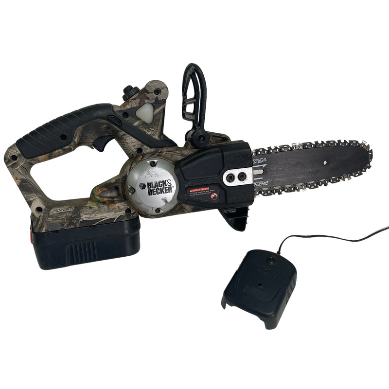 Black & Decker Camouflage Camo 18v Cordless Electric 8" Blade Chainsaw CCS818