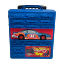 Hot Wheels 1997 Mattel Tara Toys Blue 100 Car Rolling Carry Case w/ Play-Mat