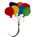 Wooltex Fabric Nursery Rainbow Balloons Hanging Wall Decor