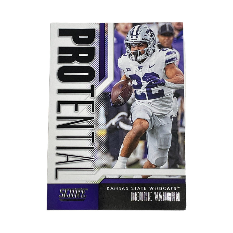 Deuce Vaughn Kansas State Dallas Cowboys 2023 Panini Score Protential Card