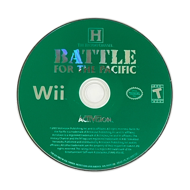 Battle For The Pacific Nintendo Wii Video Game Disc