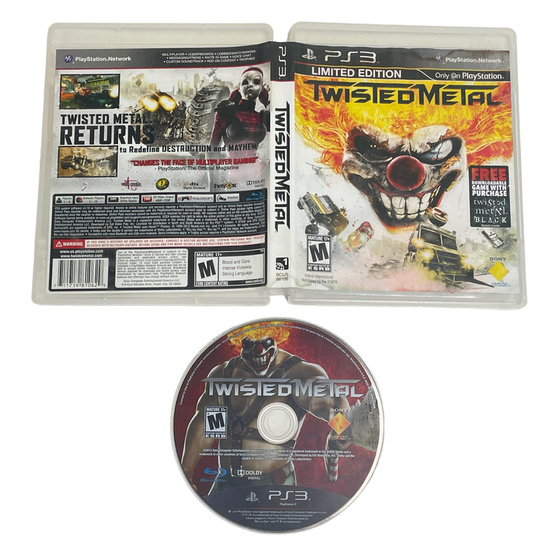 Twisted Metal Limited Edition Sony Playstation 3 PS3 Video Game