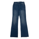 Diane Gilman 2 DG2 Womens Elastic Stretch Waist Faux Pockets Skinny Pull On Jeans