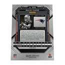 Bailey Zappe New England Patriots 2022 Panini Prizm Silver Negative Card