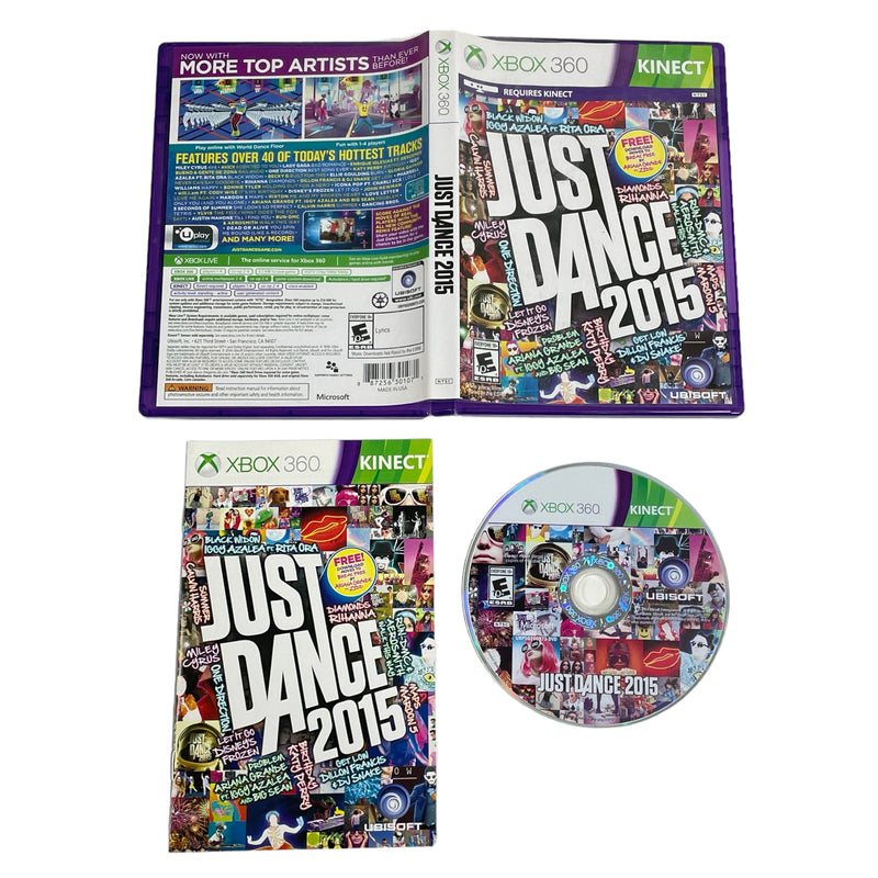 Just Dance 2015 Kinect Microsoft Xbox 360 Video Game