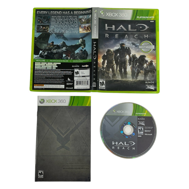 Halo Reach Platinum Hits Microsoft Xbox 360 Video Game