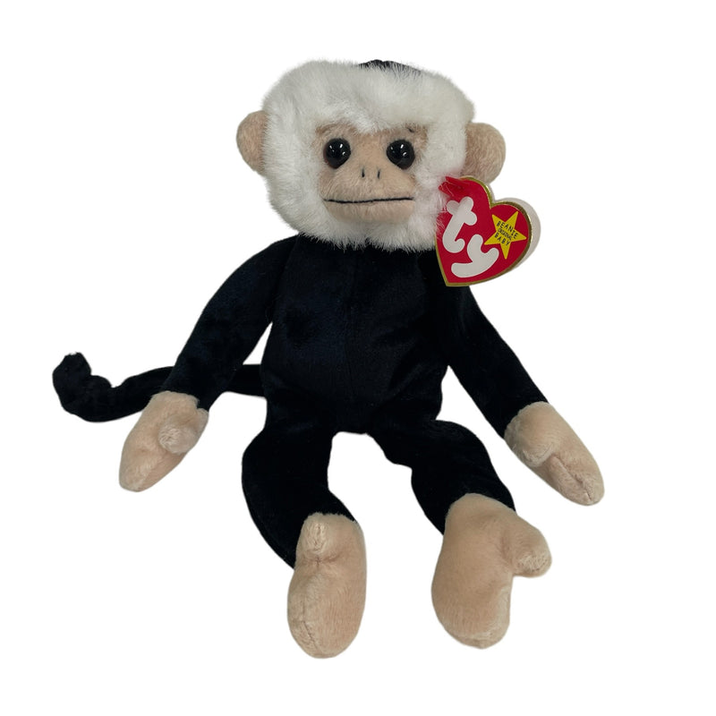 TY Beanie Mooch The Spider Monkey Stuffed Toy Beanbag Plush