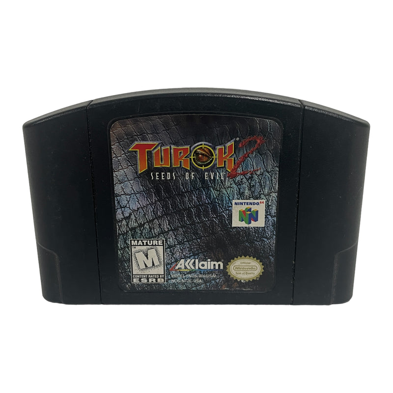 Turok 2 Seed of Evil Nintendo 64 N64 Video Game Cartridge