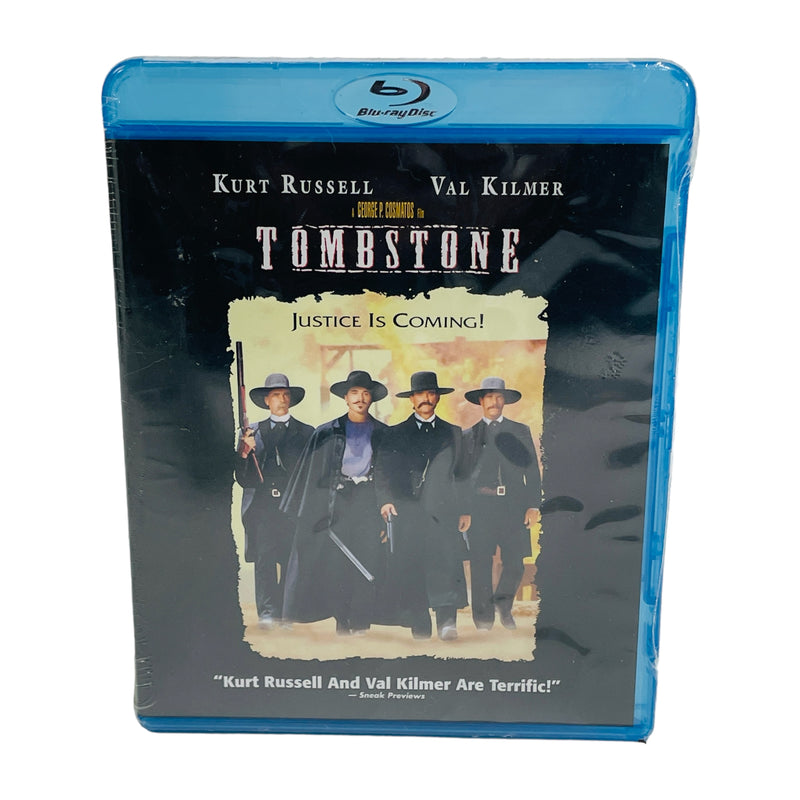 Tombstone Justice Is Coming Kurt Russell Val Kilmer 1993 Blu-ray