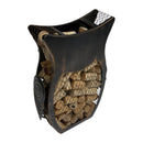 New View Brown Rustic Metal Owl 12" Wine Cork Holder w/ Corks