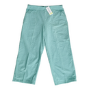 Alfred Dunner Treasure Cay Womens Proportioned Short Elastic Waist Pocket Pants