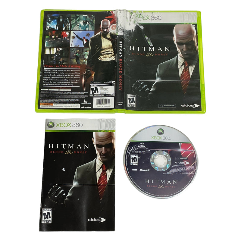 Hitman Blood Money Microsoft Xbox 360 Video Game
