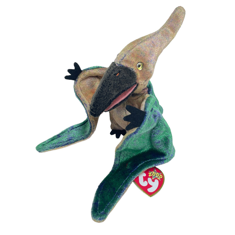 TY Beanie Babies 2000 Swoop The Pterodactyl Dinosaur 6" Stuffed Toy Beanbag Plush