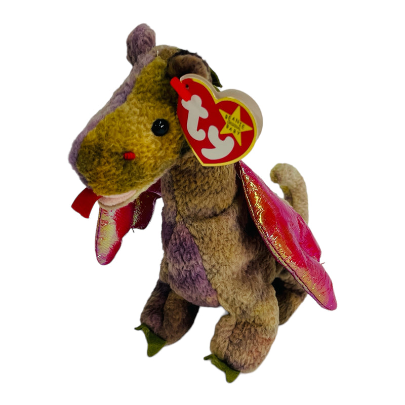 TY Beanie Babies Scorch The Dragon Stuffed Toy Beanbag Plush