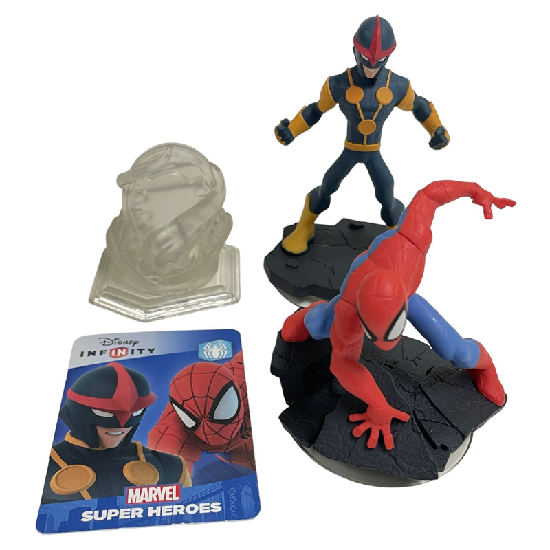 Disney Infinity 2.0 Marvel Super Heroes Spider-Man Nova Xbox Playstation Wii Toy Figures