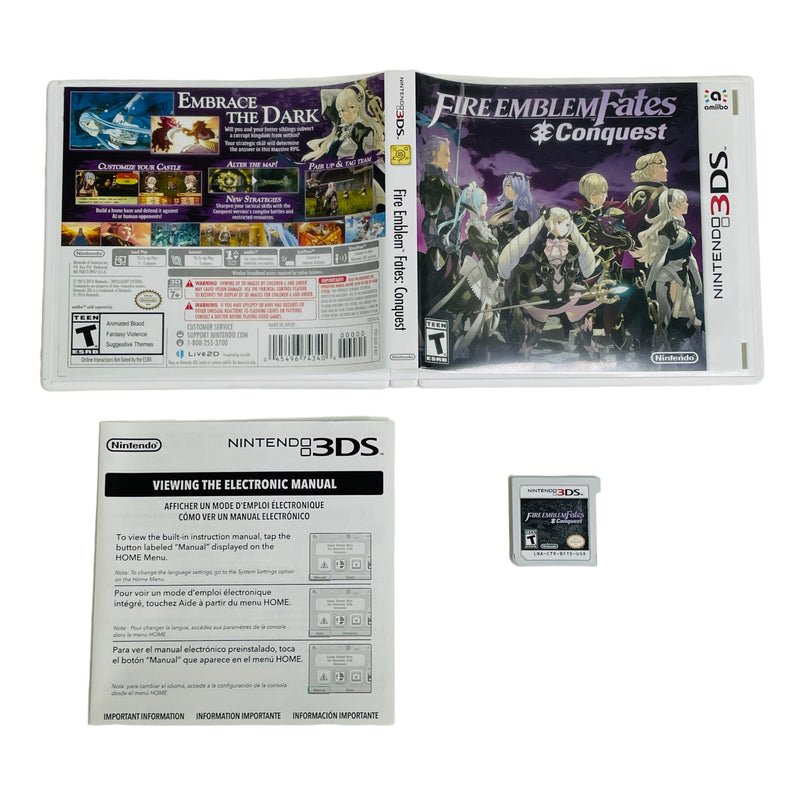 Fire Emblem Fates Conquest Nintendo 3DS Video Game