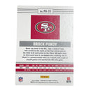 Brock Purdy San Francisco 49ers 2022 Panini Chronicles Football Card
