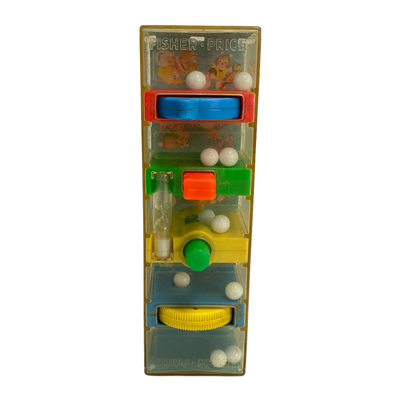 Fisher Price Tumble Tower 1971 Marble Maze Hour Glass Timer Toy 118