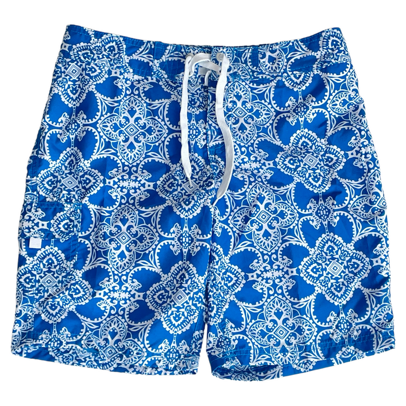 Kanu Surf Womens Geometric Geo-Print Oceanside Swim Trunks Swimsuit Board Shorts