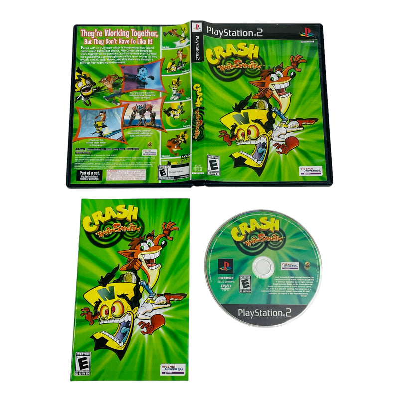 Crash TwinSanity Sony Playstation 2 PS2 Video Game