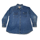 Carhartt Womens 100% Cotton Snap Button Denim Blue Jean Jacket RN 14806