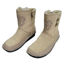 Alegria Aspen Butterfly Shearling Lined Leather Zip Up Winter Boots