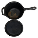Cajun Classic 2 Quart Qt Cast Iron Sauce Pan Pot w/ Lid