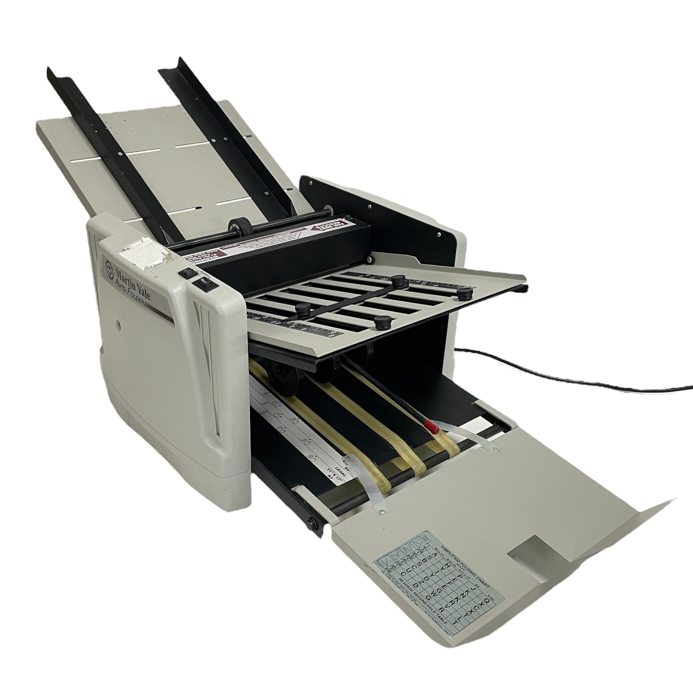 Automated Bindery Martin Yale Automatic Auto Paper Folder Folding Bindery Machine 121700