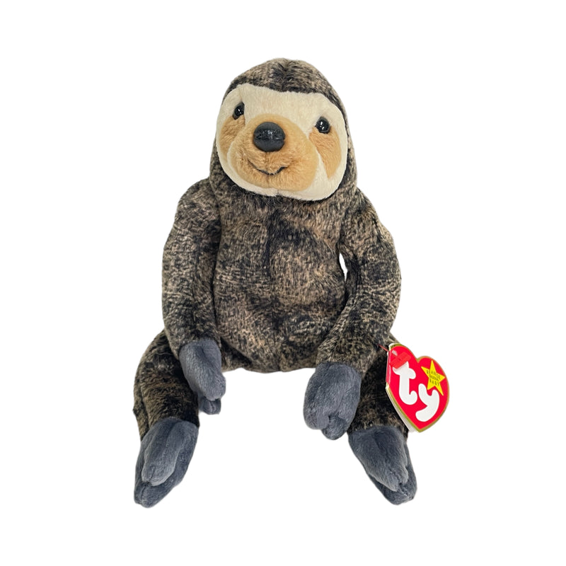 TY Beanie Slowpoke The Sloth Stuffed Toy Beanbag Plush