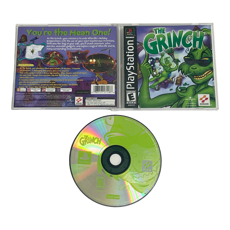 The Grinch Sony Playstation 1 PS1 Video Game