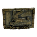 Lee 1986 Columbia Pictures The Karate Kid Leather Belt + Metal Belt Buckle