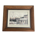 Robert Nidy Vintage Country Farm Barn 2 Wood 13.5x11.5" Framed Art Prints