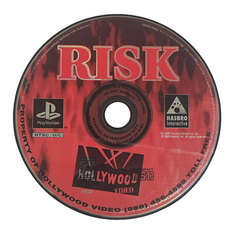 Risk Sony Playstation 1 PS1 Video Game Disc