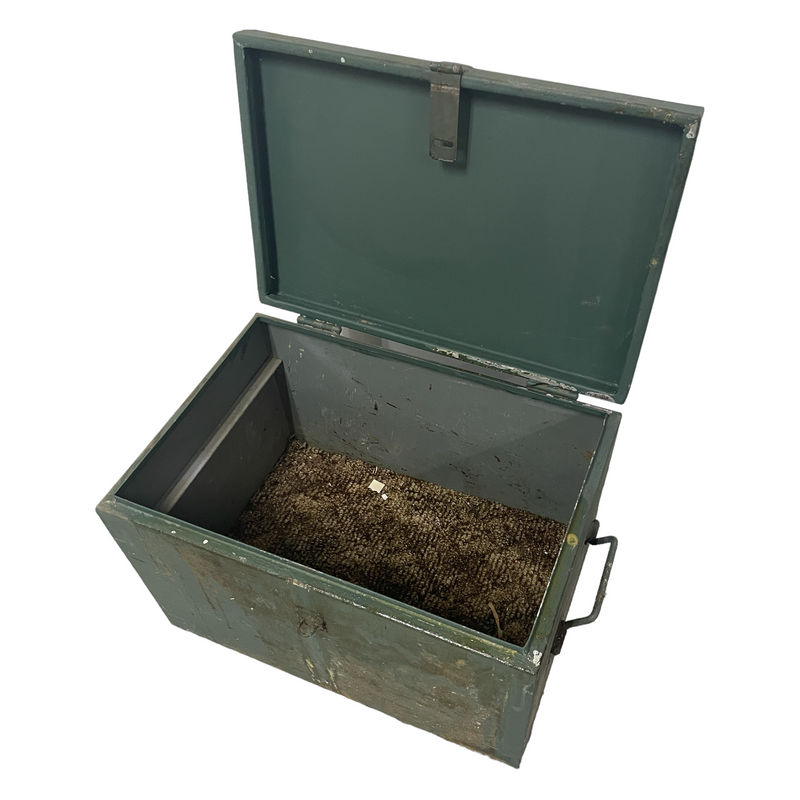 Green Heavy Metal Lockable Tool Storage Box