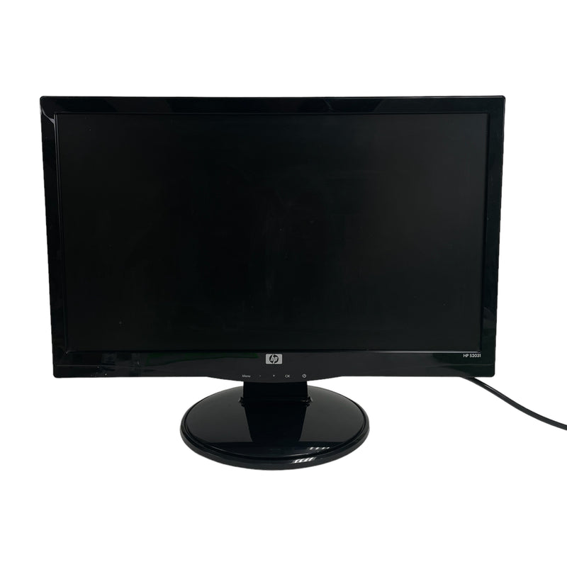 HP 20" Widescreen LCD Black Computer Monitor S2031