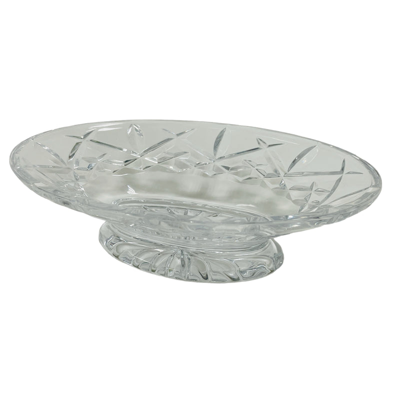 Waterford Glenmede Crystal Oval Footed 7" Dish 117051