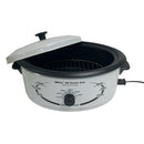 Nesco 6 Quart Qt Electric Steam Bake Stew White Roaster Oven 4946-10
