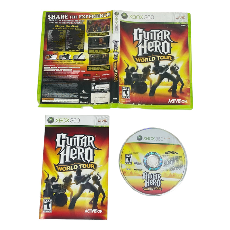 Guitar Hero World Tour Not For Resale Microsoft Xbox 360 Video Game