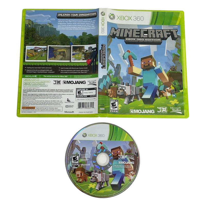 Minecraft Xbox 360 Edition Microsoft Xbox 360 Video Game