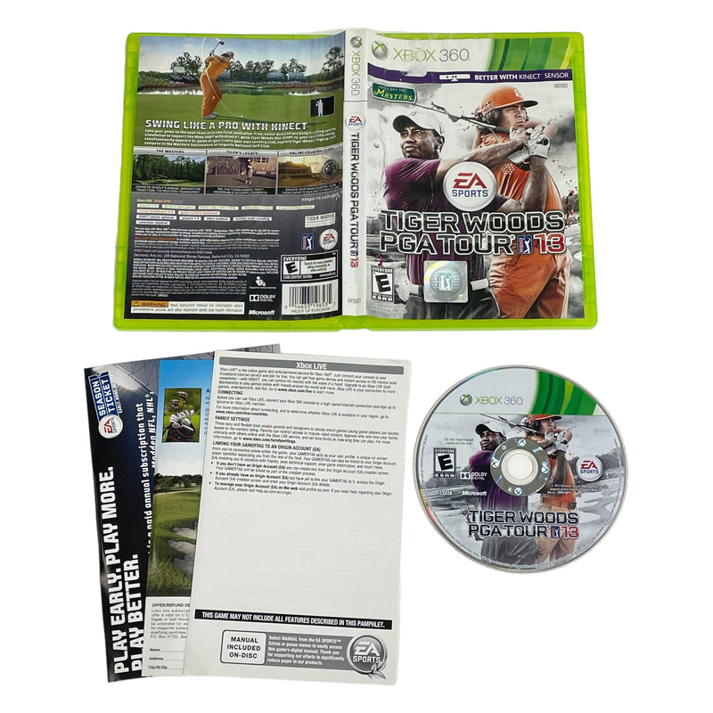 Tiger Woods PGA Tour 13 Microsoft Xbox 360 Video Game