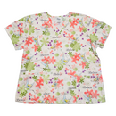 Disney Tinkerbell Believe Floral Flowers Medical Doctor Nurse Scrubs Top