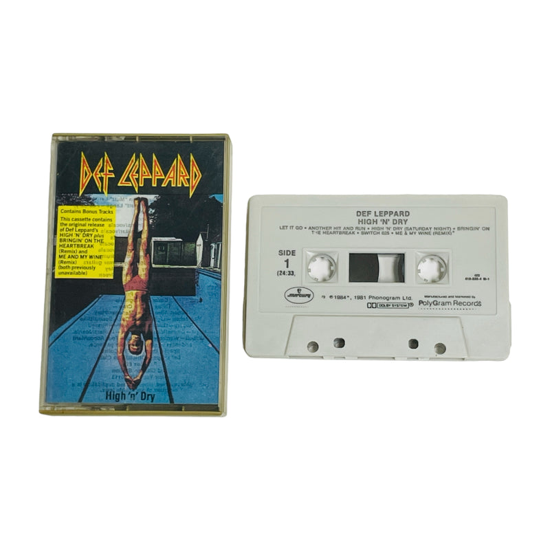 Def Leppard High N' Dry Mercury PolyGram Records 1984 Cassette Tape