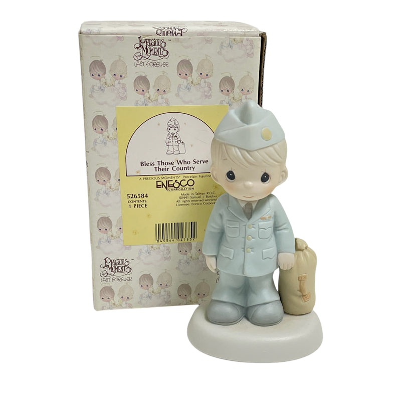 Precious Moments Bless Those Who Serve Their Country 5.5" Figurine 526584