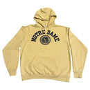 Champion University of Notre Dame Fighting Irish Mens Gold Navy Blue Sweatshirt Hoodie