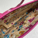 Brighton Wicker Straw Rattan Pink Tan Sunflower Heart Charms Purse Bag & Wallet