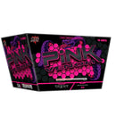 Big Fireworks Pink Venom 25 Shot 500 Gram Pink Tails to Pink Peonies Cake Box