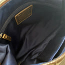 Coach Multicolor Stripe Brown Jacquard Signature Shoulder Bag F15586